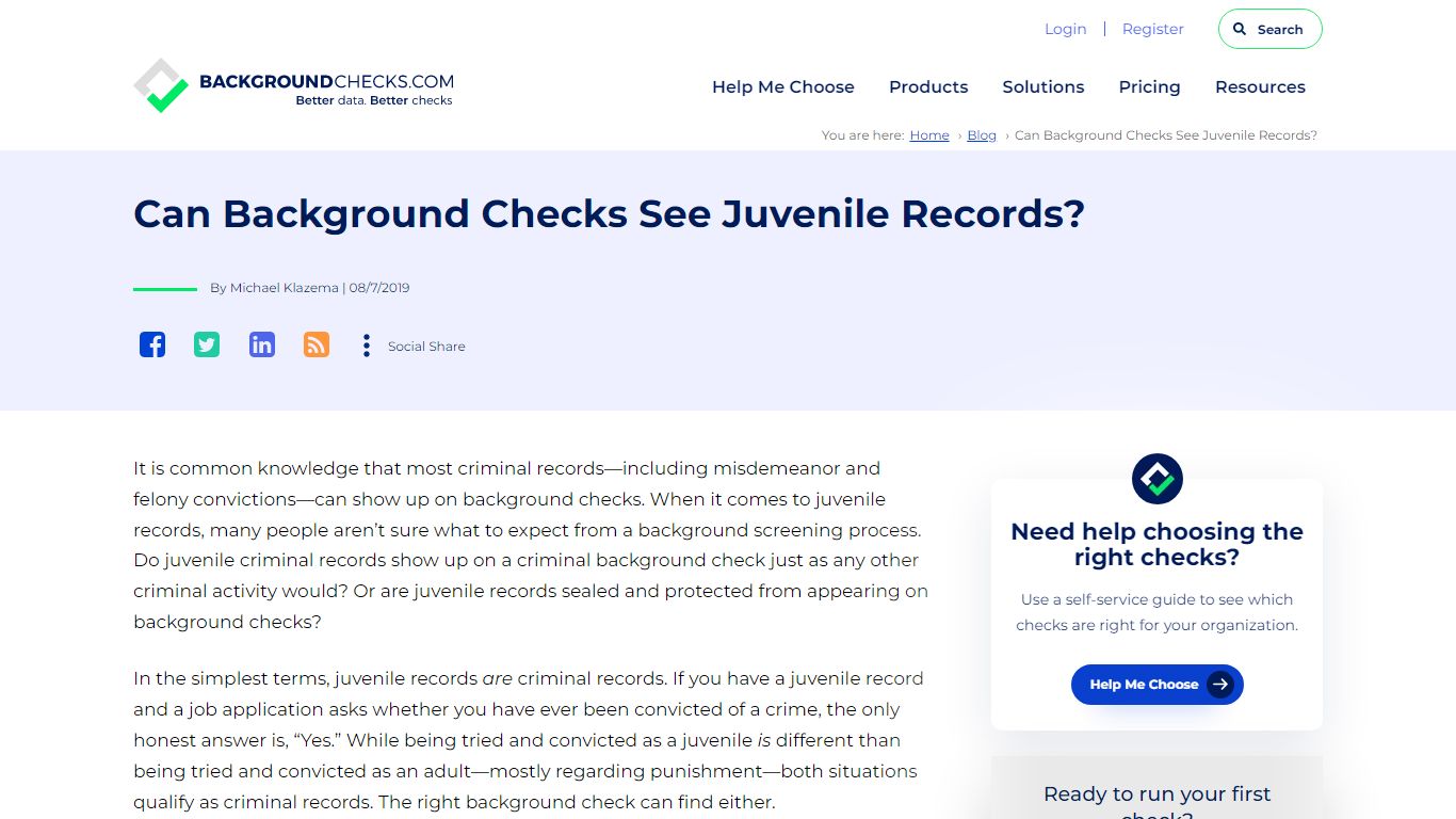 Can Background Checks See Juvenile Records?